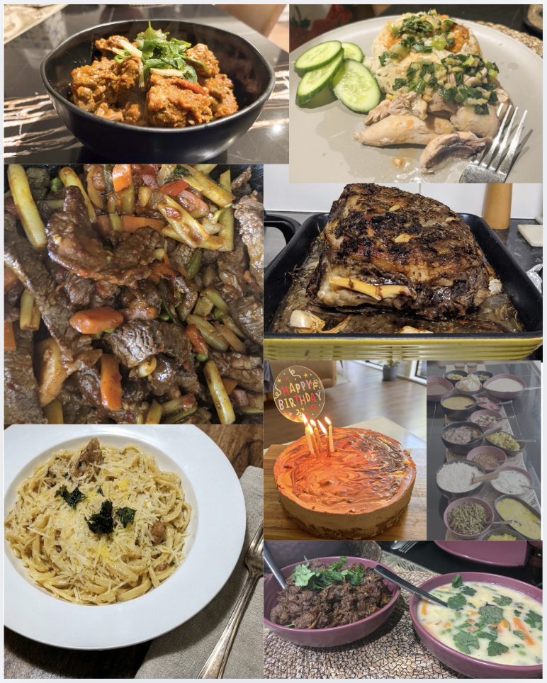 A generous family spread